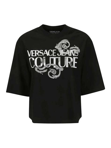 versace jeans t shirt logo|versace jeans t shirt women.